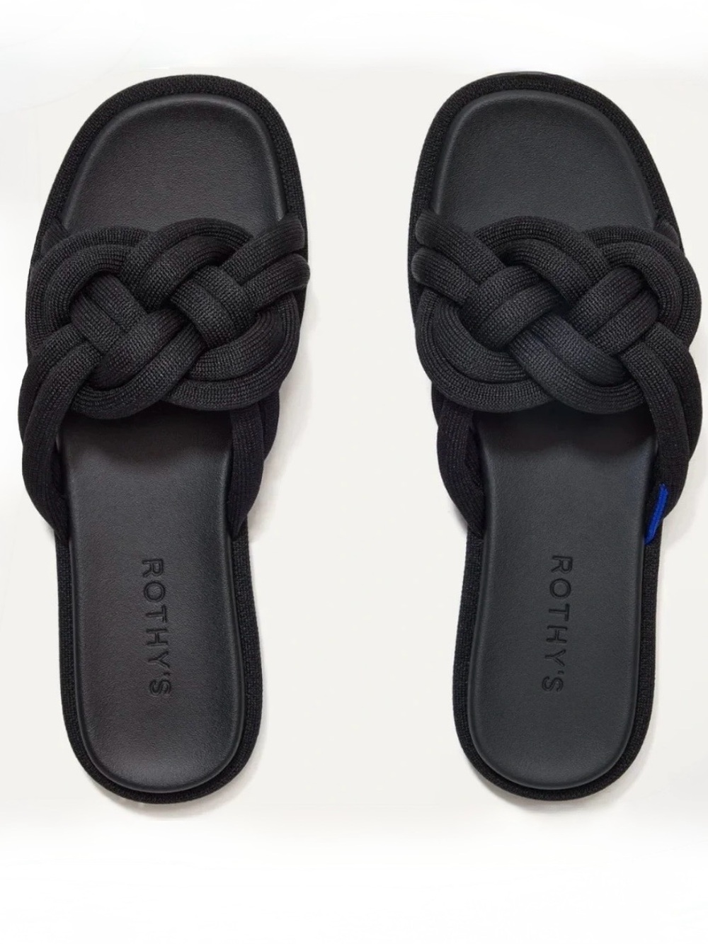 ROTHY’S, Women’s Black Knotted Summer Sandals, Size 9, NWOB - Picture 11 of 14